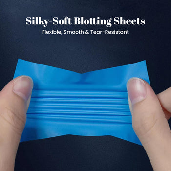ROSELYNBOUTIQUE Oil Blotting Sheets for Face - Organic Premium Flexible Silky Blotting Sheets Instant Oil-Absorbing Remove Excess Oil & Shine Oil Control Films