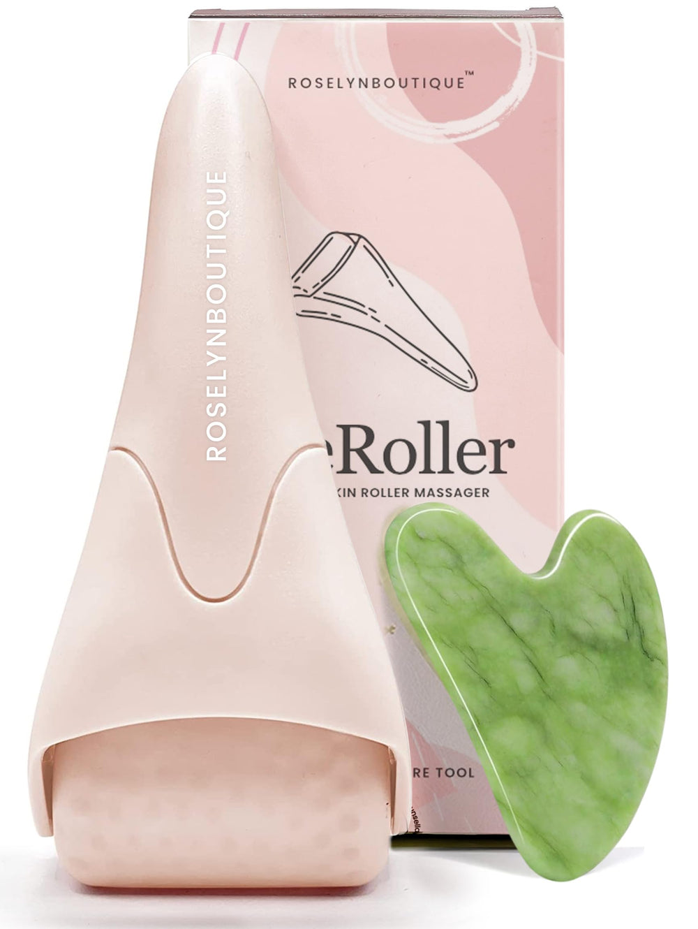 ROSELYNBOUTIQUE Ice Roller for Face Wrinkles Fine Lines Puffiness Stick Massager Facial Skin Care Tools Self Care Gifts for Men Women
