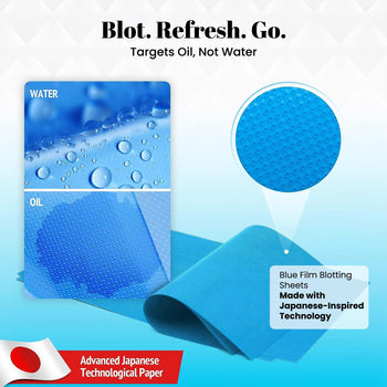 ROSELYNBOUTIQUE Oil Blotting Sheets for Face - Organic Premium Flexible Silky Blotting Sheets Instant Oil-Absorbing Remove Excess Oil & Shine Oil Control Films